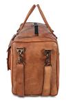 32-Inch Leather Duffel Bag for Men