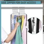MISSLO 10" Clear Garment Bags for Hanging Clothes