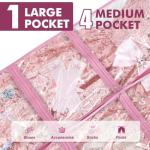 Clear Waterproof Hanging Dance Costume Bag - 4 Pack