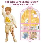 Clear Waterproof Hanging Dance Costume Bag - 4 Pack