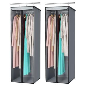 Univivi Large Hanging Garment Bags - 2-Pack