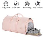 Convertible Leather Garment Bag for Women