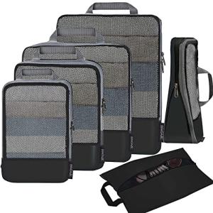 BAGAIL Compression Packing Cubes - Set of 4/6/8