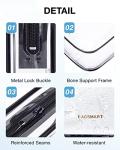 BAGSMART TSA Approved Clear Toiletry Bag Set