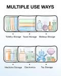 BAGSMART TSA Approved Clear Toiletry Bag Set