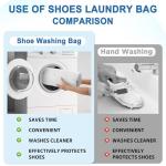 Shoe Laundry Bag with Invisible Zipper - 2 Pack
