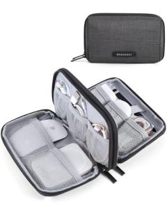 BAGSMART Travel Electronics Organizer Case in Black