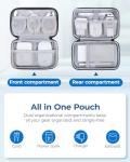 BAGSMART Travel Electronics Organizer Case in Black