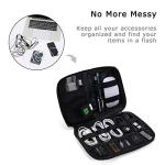 BAGSMART Small Electronics Organizer Travel Case