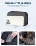 BAGSMART Travel Electronics Organizer Case in Black
