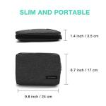 BAGSMART Small Electronics Organizer Travel Case