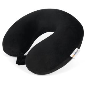 Memory Foam Travel Neck Pillow with Washable Cover
