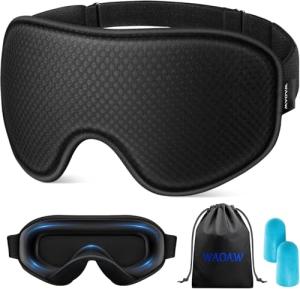 3D Soft Blackout Sleep Mask for Travel