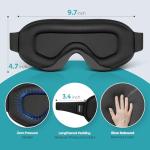 3D Soft Blackout Sleep Mask for Travel