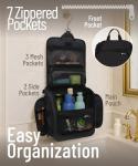 D&D Hanging Toiletry Bag for Travel with Hook