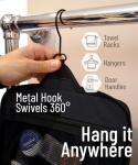 D&D Hanging Toiletry Bag for Travel with Hook