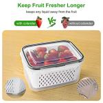 5 Pack Leakproof Food Storage Containers for Fridge