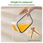 5 Pack Leakproof Food Storage Containers for Fridge