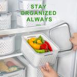 5 Pack Leakproof Food Storage Containers for Fridge