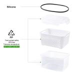 5 Pack Leakproof Food Storage Containers for Fridge
