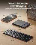 Compact Bluetooth Keyboard for Travel - Black