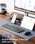 Compact Bluetooth Keyboard and Mouse Combo for Travel