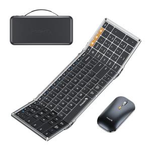 ProtoArc Foldable Wireless Keyboard and Mouse Combo