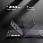 Foldable Bluetooth Keyboard with Numeric Keypad