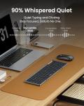 ProtoArc Foldable Wireless Keyboard and Mouse Combo