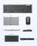 ProtoArc Foldable Wireless Keyboard and Mouse Combo