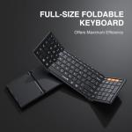 Foldable Bluetooth Keyboard with Numeric Keypad