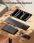ProtoArc Foldable Bluetooth Keyboard with Touchpad