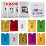 Luumxai 16-Piece RFID Blocking Sleeves Set
