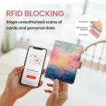 RFID Blocking Passport Holder Wallet - Sunrise Design