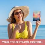 RFID Blocking Passport Holder Wallet - Sunrise Design