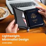 RFID Passport Holder & Travel Wallet - Midnight