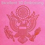 RFID Blocking Leather Passport Holder Wallet - Pink