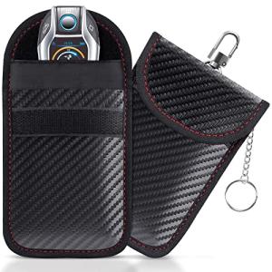 RFID Signal Blocker Pouch for Car Keys (2 Pack)