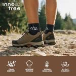 Innotree Merino Wool Hiking Quarter Socks, 5 Pairs