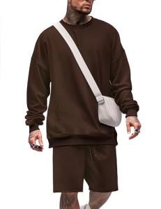 Men's 2-Piece Travel Outfit: Top and Shorts Set