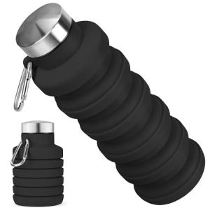 Rotayi 16oz Collapsible Silicone Water Bottle