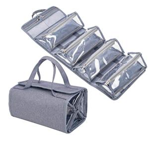4 in 1 Water-Resistant Hanging Makeup & Toiletry Bag