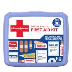 Johnson & Johnson Portable 80-Piece First Aid Kit