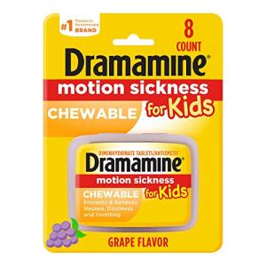 Dramamine Kids Motion Sickness Tablets - 8 Count