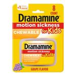 Dramamine Kids Motion Sickness Tablets - 8 Count