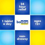 Bonine Motion Sickness Relief Raspberry Chewables