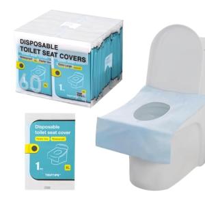 Disposable Toilet Seat Covers Travel Pack - 60 Count