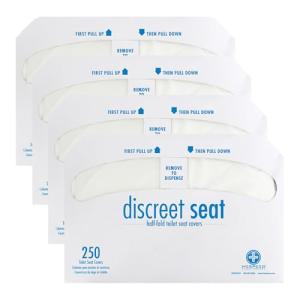 Flushable Toilet Seat Covers - 1000 Disposable Packs