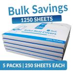 Disposable Toilet Seat Covers - 1250 Flushable Liners