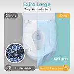 Disposable Toilet Seat Covers Travel Pack - 60 Count